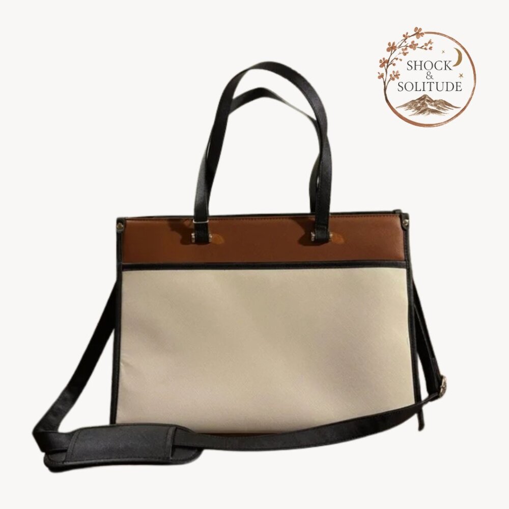 NWT LoveVook Professional Faux Leather Laptop Tote Bag